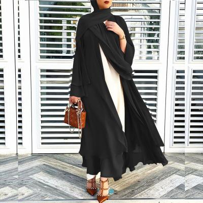 China Abaya clothing long dress islamic modern ladies women long dress jalabiya kaftan jubah skirt maxi dress islamic dress fashionable muslim dubai abaya middle east clothing long for sale