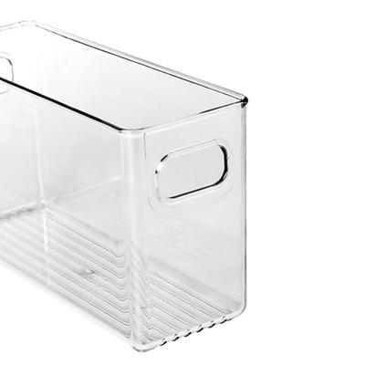 China Freshness Keeping Kitchen Container Freezer Organizer Plastic Fridge Food Rectangular Drawer Storage Boxes for sale