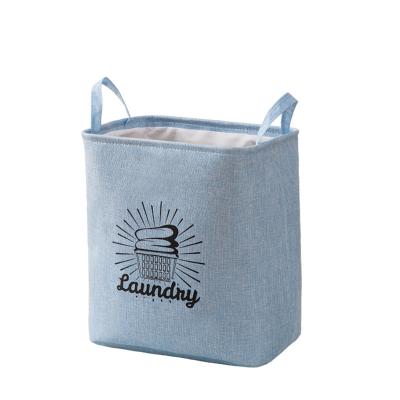 China Dirty Household EVA Laundry Basket Folding Cloth Laundry Basket Storage Clothes Bucket Toys Storage Basket for sale