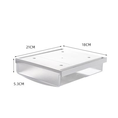 China Modern Wholesale High Quality Durable Clearance Plastic Self Adhesive Hanging Drawer for Office Home School for sale