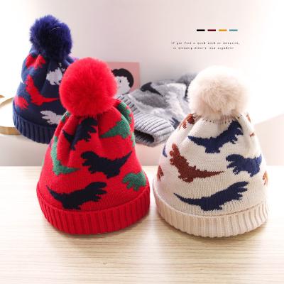 China COMMON Cheap Price Infant Baby Toddler Hat Pompom Kids Beanie Winter Knitting Hat for Kids and Baby 1-4 for sale