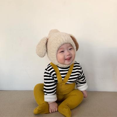 China New Design Fashion Winter Babies Long Ear Beanie Knitted Hats Puppy Ear Baby Hat 1-2Y for sale