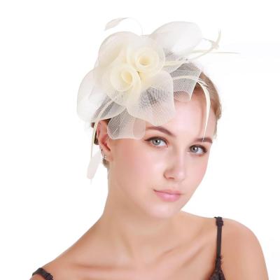 China 2021 Plush Blinged Church Hats Kentucky Derby Hats For Women Fascinator Hats for sale