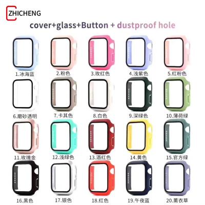 China Anti-drop Watch Glass Case For Watch Protector Case Cover Bumper 42mm 44mm 40mm 38mm For I Watch for sale