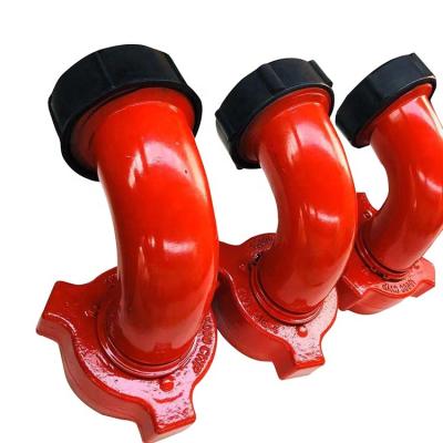 China Oilfield API Integral Forged Chiksan Long Field Elbow Long Elbow Integral Fittings for sale