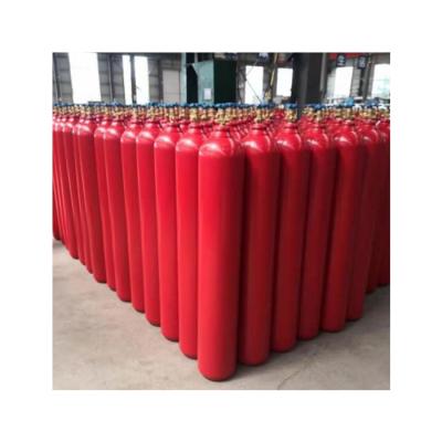 China CE ISO9809 Medical Gas 40L150bar 5.7mm Seamless Steel Medical Hydrogen H2 Industrial Gas Cylinder for sale