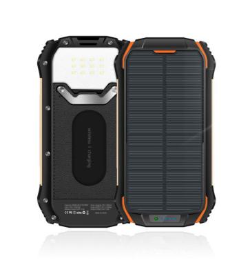 China Waterproof With Led Torch Shenzhen Circuit Solar Panel Charging Rohs Qi Solar Power Bank à venda