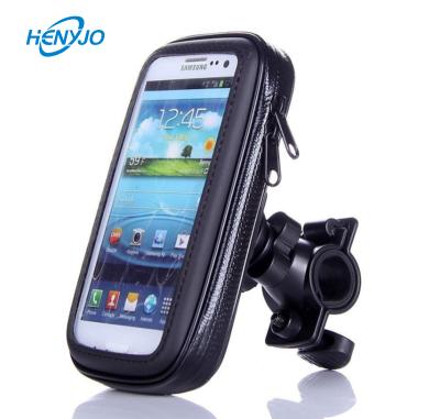 China Adjustable Universal Bicycle Accessories Waterproof Bag Bike Phone Holder For Smart Phone for sale