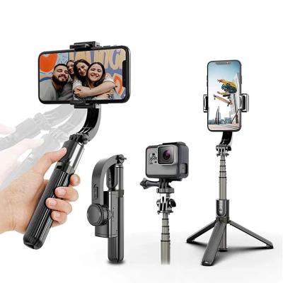 China 90 Degree/Time (Auto/Manual) Gimbal HYL08 Video Selfie Stabilizer Stick Selfie Stick 360 Rotation Anti-shake Handheld Hot Gimbal HYL08 Video Stabilizer en venta