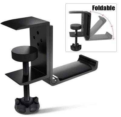 China Adjustable Universal Multi-Functional Instruments Mounts With Adjustable Clamp Earphone Hanger Headset Desk Stand Aluminum Earphone Stand Te koop