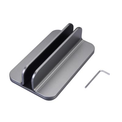 Κίνα Notebook PC Desk Stand Aluminum Alloy Stable Non-Soaking Adjustable Vertical Laptop Stand for PC Notebook προς πώληση