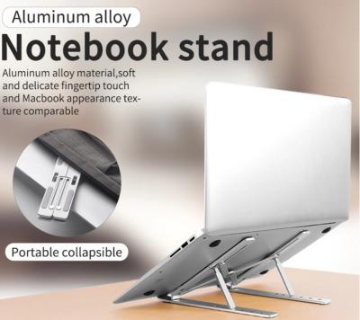 China Wholesale Adjustable Foldable Aluminum Laptop Stand Home Office (Size) Laptop Desk Stand for sale