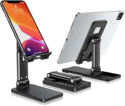 China Foldable Angle Mobile Phone Holder Adjustable Universal Desktop Mobile Phone Stand for sale