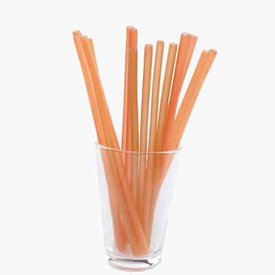 China 100% Biodegradable Cocktail Corn Straws Custom Design Environmental Protection 2021edible Disposable Eco Drinking Eating Straw for sale