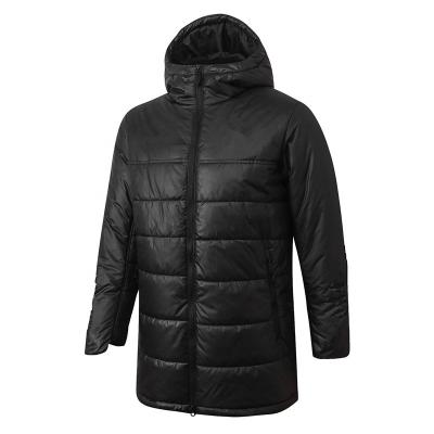 China Cappotto Invernale Di Calcio Soccer Jacket Sustainable Winter Coat Jacket With Zipper 2021 2022 Ropa de invierno de Futbol for sale