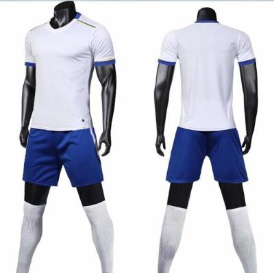 China Sets Logo Football Training Shirt Shorts 2019 High Quality Embroidery Soccer Uniform Customized for sale