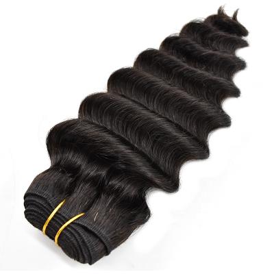 China 100% hair LK beach curl hair weave freetress deep wave raw virgin hair brazilian hair weaving for sale