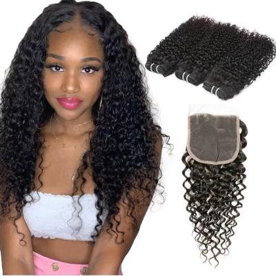 China Wholesale Raw Indian Straight Deep Wave Virgin Hair LK Wave LK Wave Virgin Hair Indian Silky Straight Wave Frontal Weft Bundles With 13x4 Lace Closure for sale