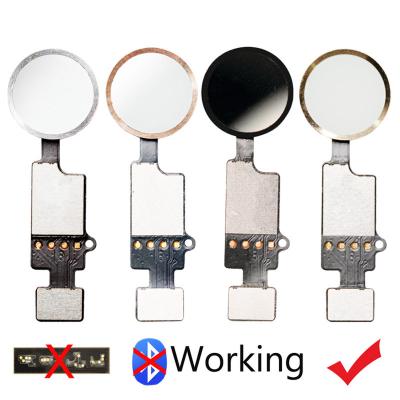 China Universal Homebutton Working Back Button With Flex Cable Assembly For iPhone 7 7Plus 8 Home Button Replacement Parts for sale