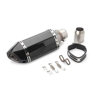 China Aluminum Alloy/Stainless steel 51MM Universal Motorcycle Exhaust Pipe Muffler Racing Escape ak exhaust Moto For yamaha r15 tmax 500 FZ6 CB400 er6n cb650 for sale