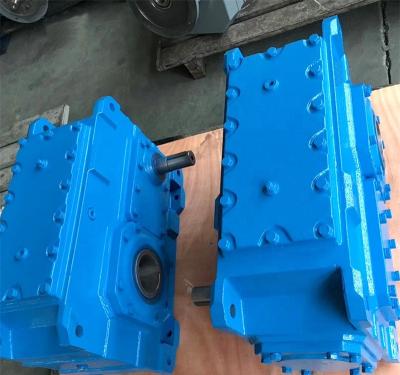 China Construction material shops H1SH3 flende shaft solid output industrial gearbox for sale