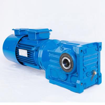 China Hotels K Series Helical Bevel Reduction Industrial Electric Motor Gear Gearbox for sale