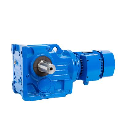 China Hotels made in china 3000rpm 0.18-160kw helical bevel gearbox for sale