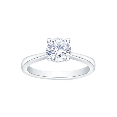 China Diamond Engagement Ring Band simple minimalist classic CLASSIC (without main stone) for sale