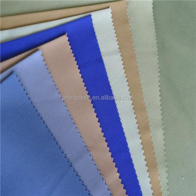 China TWILL workwear fabrics, white and dyed school uniform fabric 21*21 108*58 t/c 65/35 twill fabric for sale