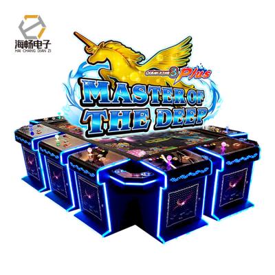 中国 Luxury 10 Players Fish Hunter Machine Lcd Monitor Casino Fish Table 販売のため