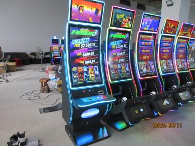 中国 Curved 43 Inches Slot Game Cabinet 110V-230V Slot Machine Cabinet 販売のため