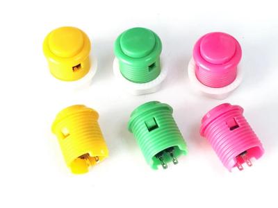 中国 Yellow Green Pink Key In Key Out Buttons For Fish Game Table With Microswitch 販売のため