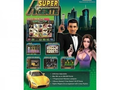 中国 SUPER AGENT Game Kit IGS AIC 9/25 Liner 36/10 Pin Slot Game Board 販売のため