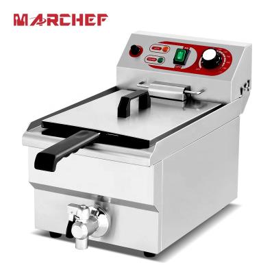 China Hotels CE Industrial Potato Chips Donut Fry Deep Fryer Steel Commercial Deep Fryer Turkey Machine Chicken Spot Electric Deep Fryers for sale