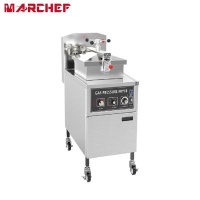 China CE kfc kfc hotels restaurant 24l chicken free standing pressure deep fryer gas for sale