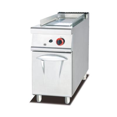 China Heavy Duty Explosion Proof Firing LPG Stainless Steel Device LPG Gas Griddle With Cabinet for sale