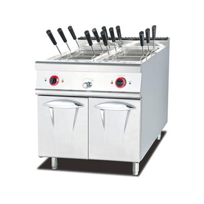 China Commercial Kitchen Commercial Standing Stainless Steel 18kw Heavy Duty Electric Pasta Cooker With Cabinet for sale