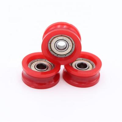 China Long Life Long Life Plastic Pulley Ball Bearing Coated For U Spline 626 Pulley Home Gym for sale