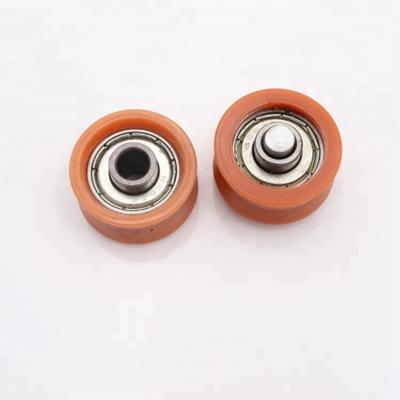 China Long Life POM V Groove 626zz Plastic Pulley 626 Ball Bearing Coated For Home Gym 6*24.55*11*13mm for sale