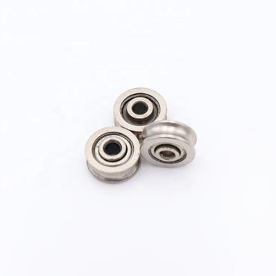 China Long Life One Way Bearings U V Groove Bearing U83zz Deep Groove Ball Bearing V83 With Size 3*10*3mm for sale