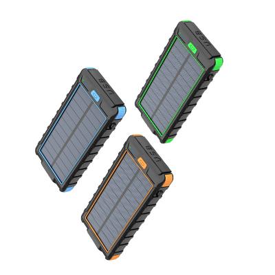 China Hot Trending Wholesale Solar Mobile Charger Smart Phone/Ipad Radio/Camera/GPS Portable Power Bank 10000mah for sale