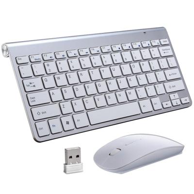 China Wireless Ultra Thin Wireless Mouse 2.4G Mini Wireless Keyboard and Mouse Combo Set for Windows Laptop Desktop for sale