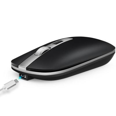 China Bestselling 3D Mini Flat Rechargeable Wireless Mouse OEM 2.4G Optical Computer Wireless Mouse Custom Made with Adjustable DPI for sale