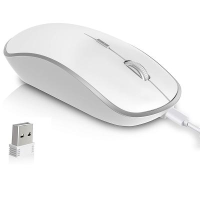 China Amazon Best Seller 3D Rechargeable Wireless Mouse For Laptop Computer, 2.4G Wireless Computer Mouse Optical Mouse, Slim Quiet Wireless Mouse for sale