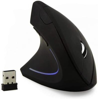 China 3D Left Handed Mouse 2.4G Wireless Vertical Mouse Ergonomic Office Wireless Left Handed Vertical Mouse with USB Receiver for PC for sale