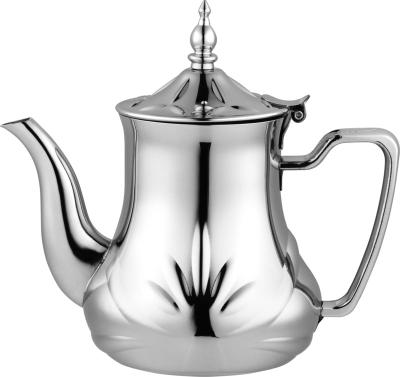 China 201 Materials Stainless Steel Tea Coffee Stove Sustainable Arabic Turkish Decorative Teapot Kettle Handmade Pot for sale