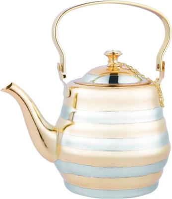 China 2021 Most Colored1300cc/1600cc/1800cc Viable Arab High Quality Stainless Steel Teapot for sale