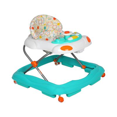 China Baby Toys Walkers Stroller Baby Walker Steel Frame Light and Music for sale