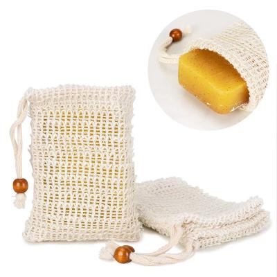 China All Natural Durable Soap Saver Pouch, Bath Mesh Net Bags For Foaming, Foaming, Drying Soaps With Drawstring Design for sale