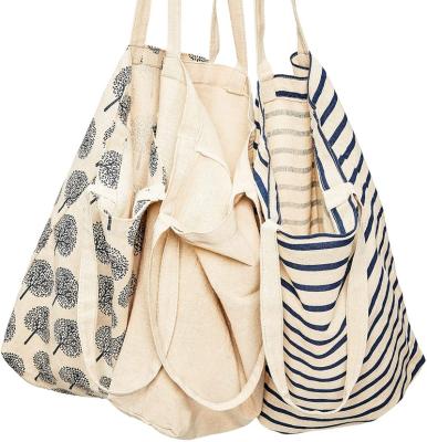 China Hot Selling 100% Cotton Custom Made Eco-Friendly Canvas Tote Bag Folding Tote Bag for sale